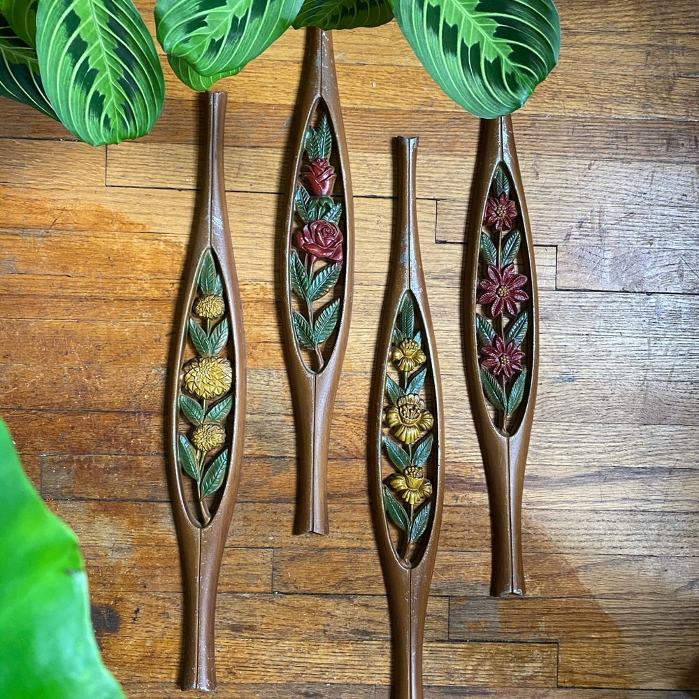 Vintage Metal botanical wall decor